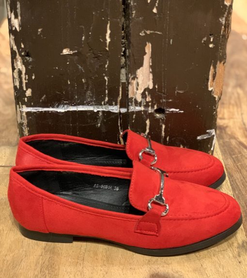 Loafers Rood