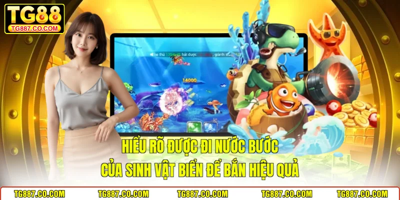 Hiểu rõ được đi nước bước của sinh vật biển để bắn hiệu quả